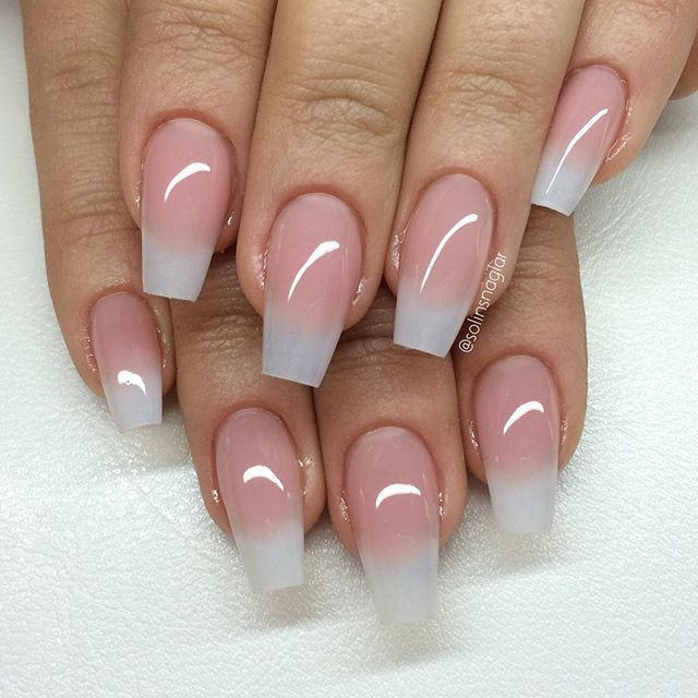 Natural Acrylic Nail Designs
 Coffin nails KortenStEiN 10 lil lovely s☻