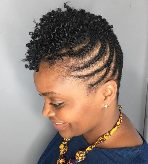 Natural Braided Hairstyles For Short Hair
 75 Most Inspiring Natural Hairstyles for Short Hair in 2019