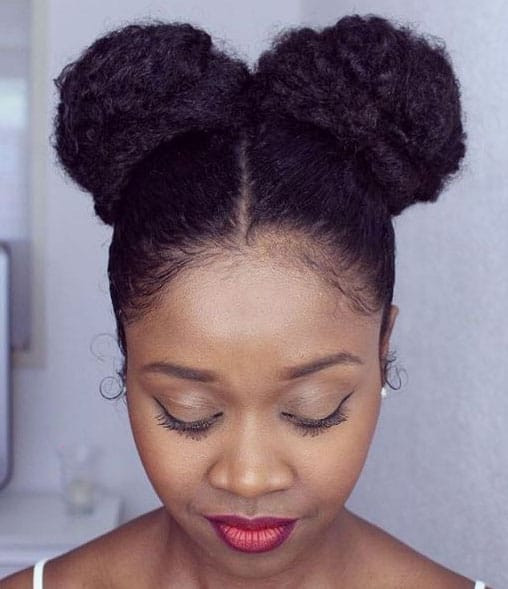 Natural Bun Hairstyles
 37 Gorgeous Natural Hairstyles For Black Women Quick