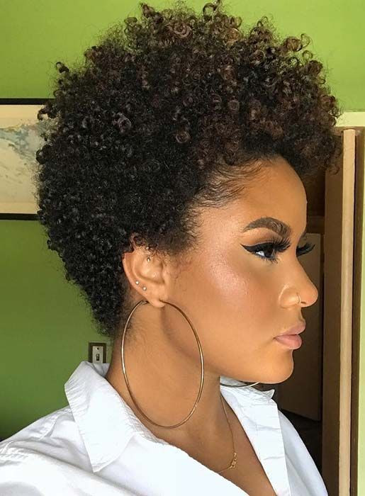 Natural Hairstyle For Black Hair
 Pin on Natural Hair Tapered Cuts