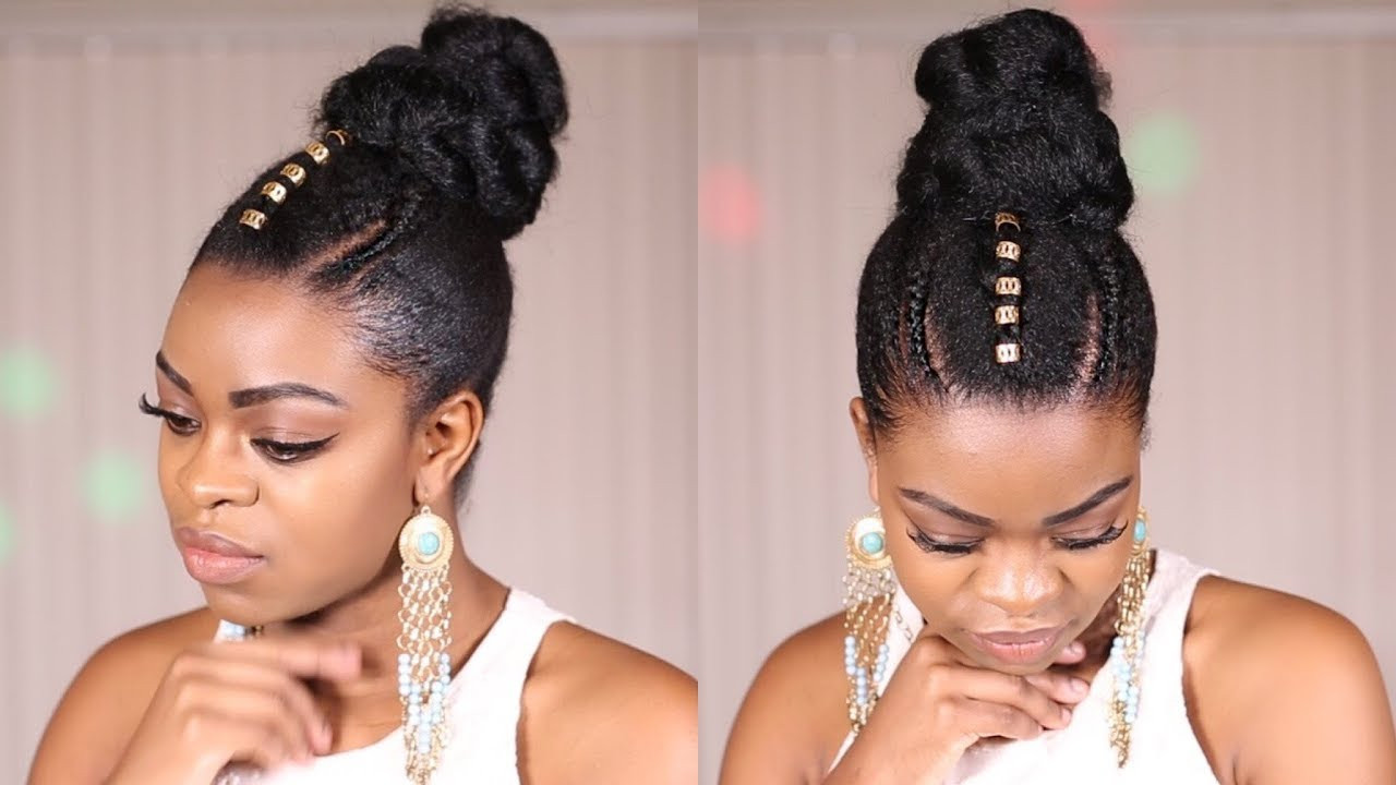 Natural Hairstyles For Black Hair
 Quick Natural Hair Updo Protective Style