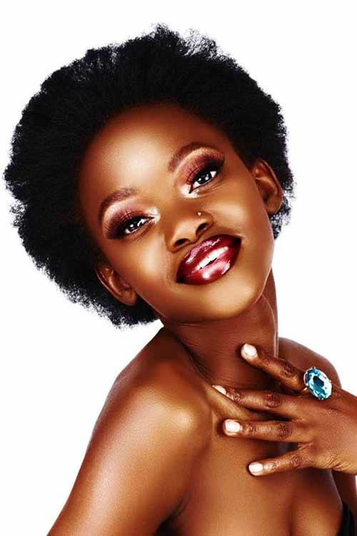 Natural Hairstyles For Black Round Faces
 Short Hairstyles For Black Women With Round Faces