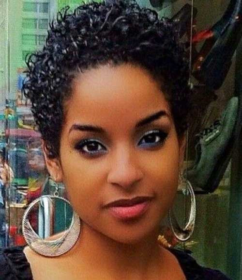 Natural Hairstyles For Black Round Faces
 Short Hairstyles For Black Women With Round Faces