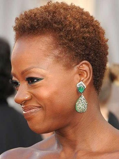 Natural Hairstyles For Black Round Faces
 20 Inspirations of Natural Short Hairstyles For Round Faces
