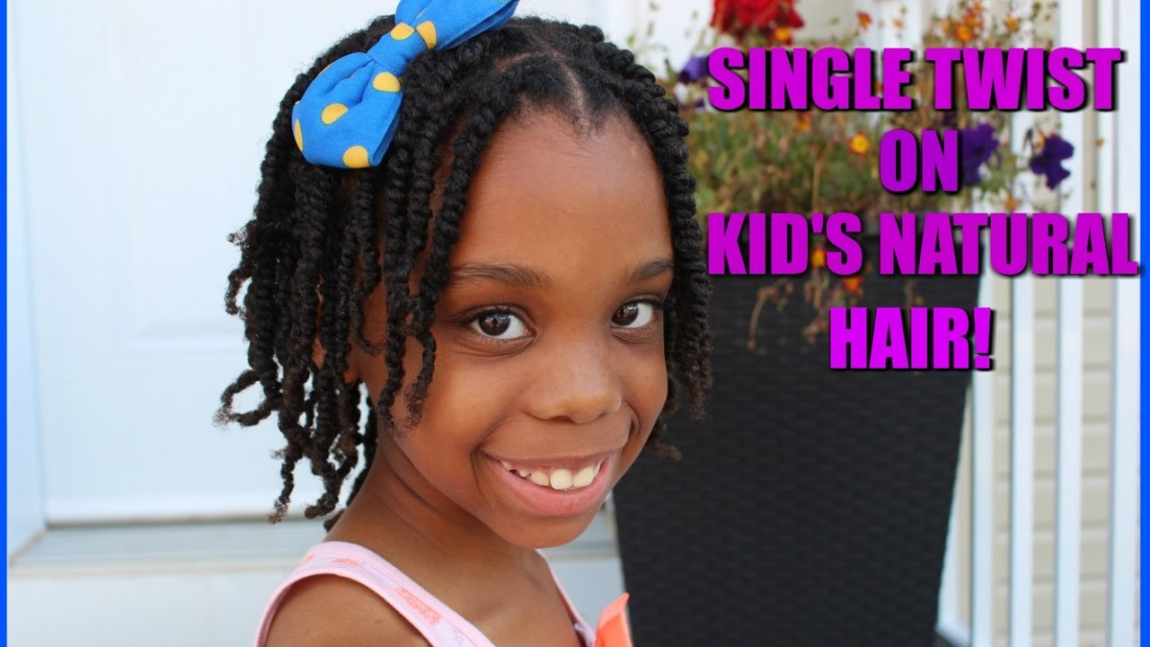Natural Hairstyles For Little Black Girl
 Easy Natural hairstyles for kids Single Twist little black