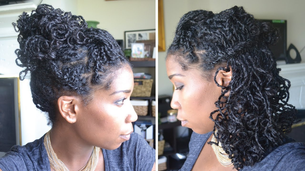 Natural Hairstyles For Party
 Quick and Easy Party Hairstyles with Mini Twists Natural