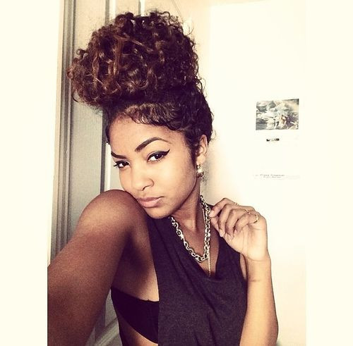 Natural Hairstyles Tumblr
 cute natural curly hairstyles tumblr Google Search