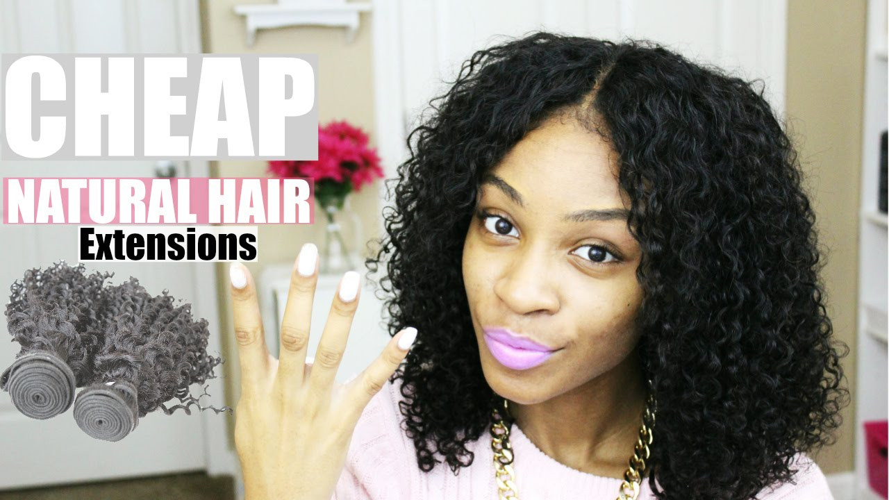 Natural Hairstyles With Extensions
 4 Cheap Natural Hair Extensions