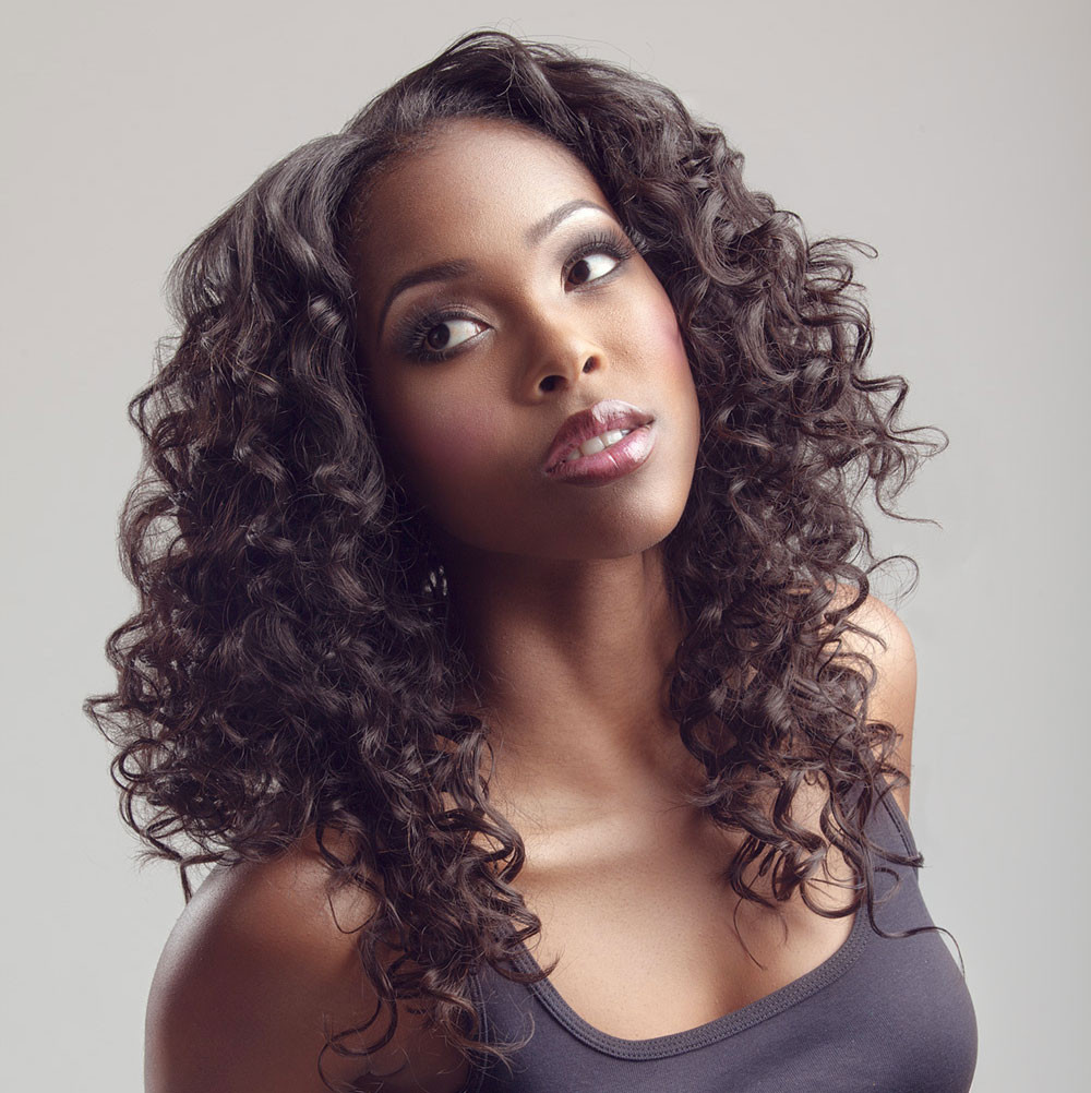 Natural Hairstyles With Extensions
 Natural Curly Weft Extensions