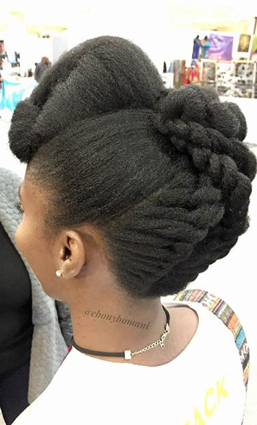 Natural Updo Hairstyles
 21 Chic and Easy Updo Hairstyles for Natural Hair