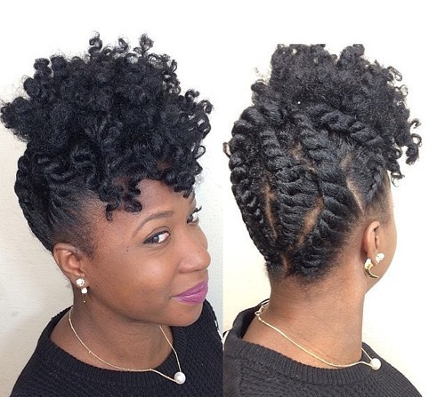Natural Updo Hairstyles
 50 Updo Hairstyles for Black Women Ranging from Elegant to