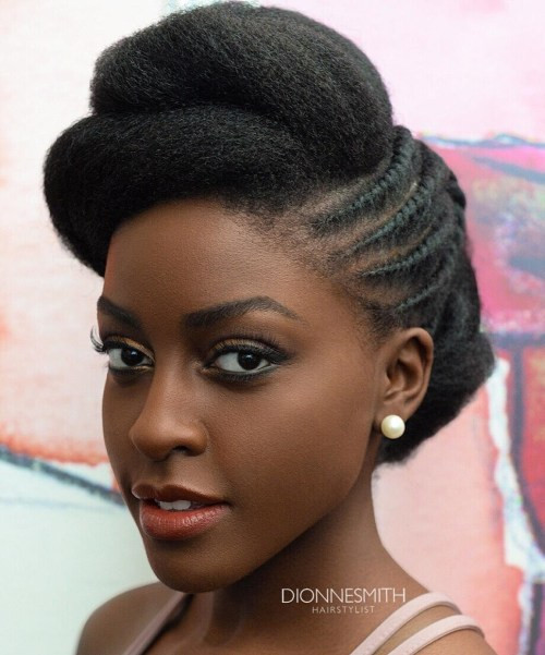 Natural Updo Hairstyles
 50 Cute Updos for Natural Hair