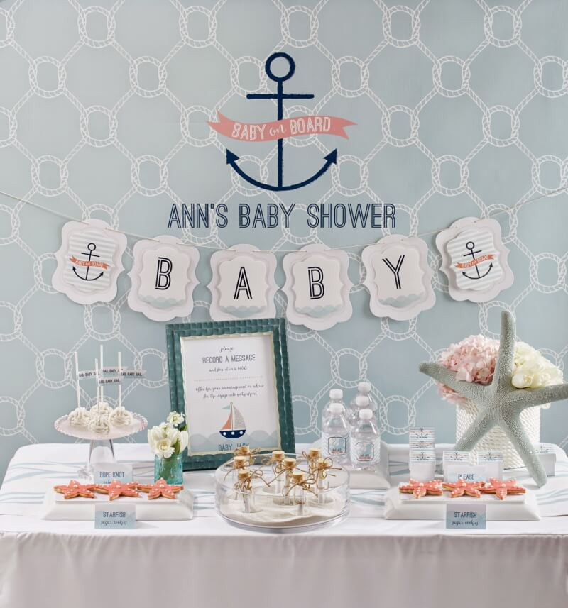 Nautical Baby Shower Gift Ideas
 Baby on Board Nautical Baby Shower Play Party Plan