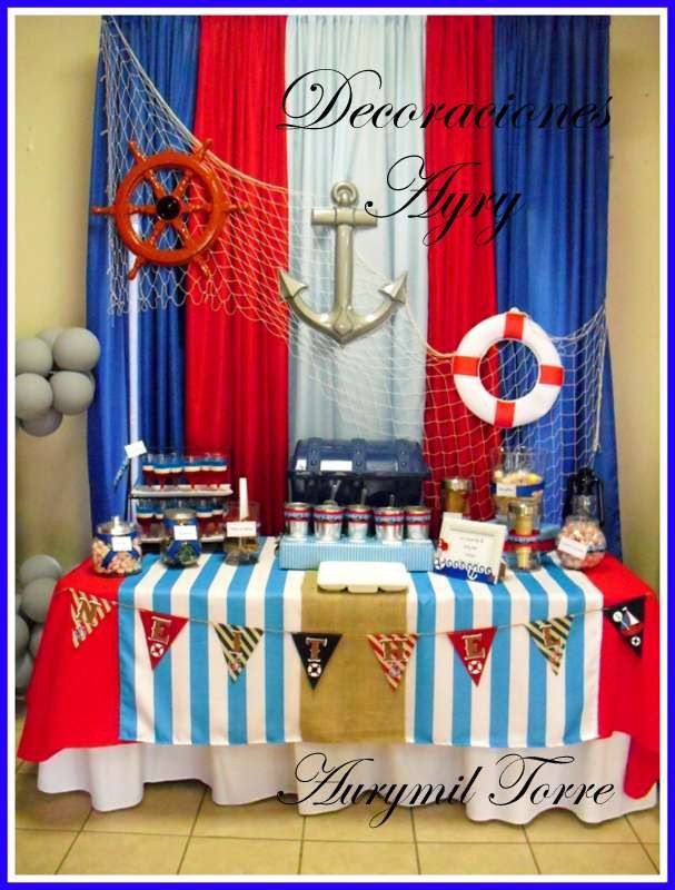 Nautical Birthday Party Decorations
 Pin on Banquet ideas