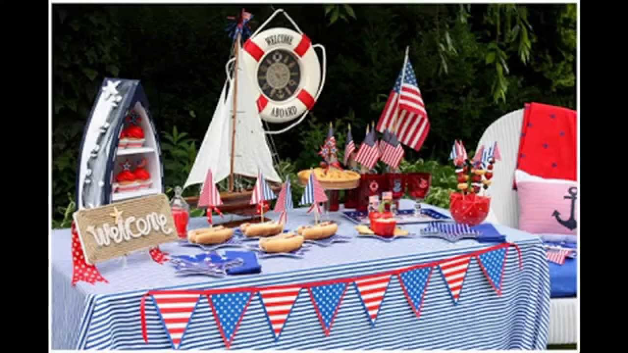Nautical Birthday Party Decorations
 Nautical theme Party decor at home