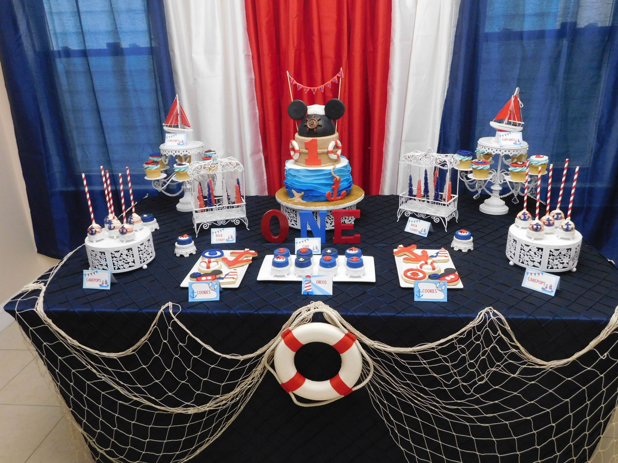 Nautical Birthday Party Decorations
 Nautical theme party for baby s first birthday Tips and