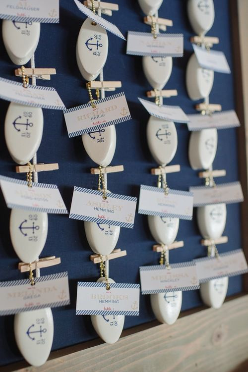 Nautical Wedding Gifts
 438 best images about Escort Table Menu and Place Cards