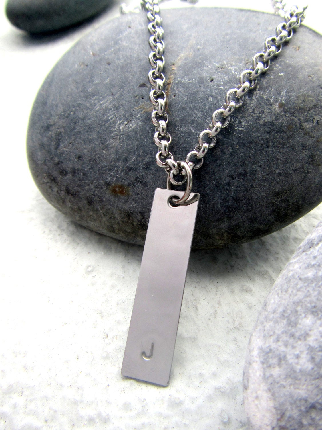 Necklaces For Men
 Personalized Mens Necklace Customized Initial Necklace