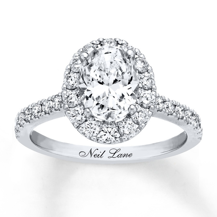 Neil Lane Wedding Band
 Kay Neil Lane Diamond Engagement Ring 2 1 8 ct tw 14K
