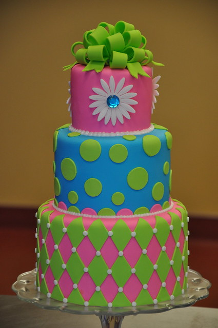 Neon Cakes For Birthdays
 Neon Birthday Cake