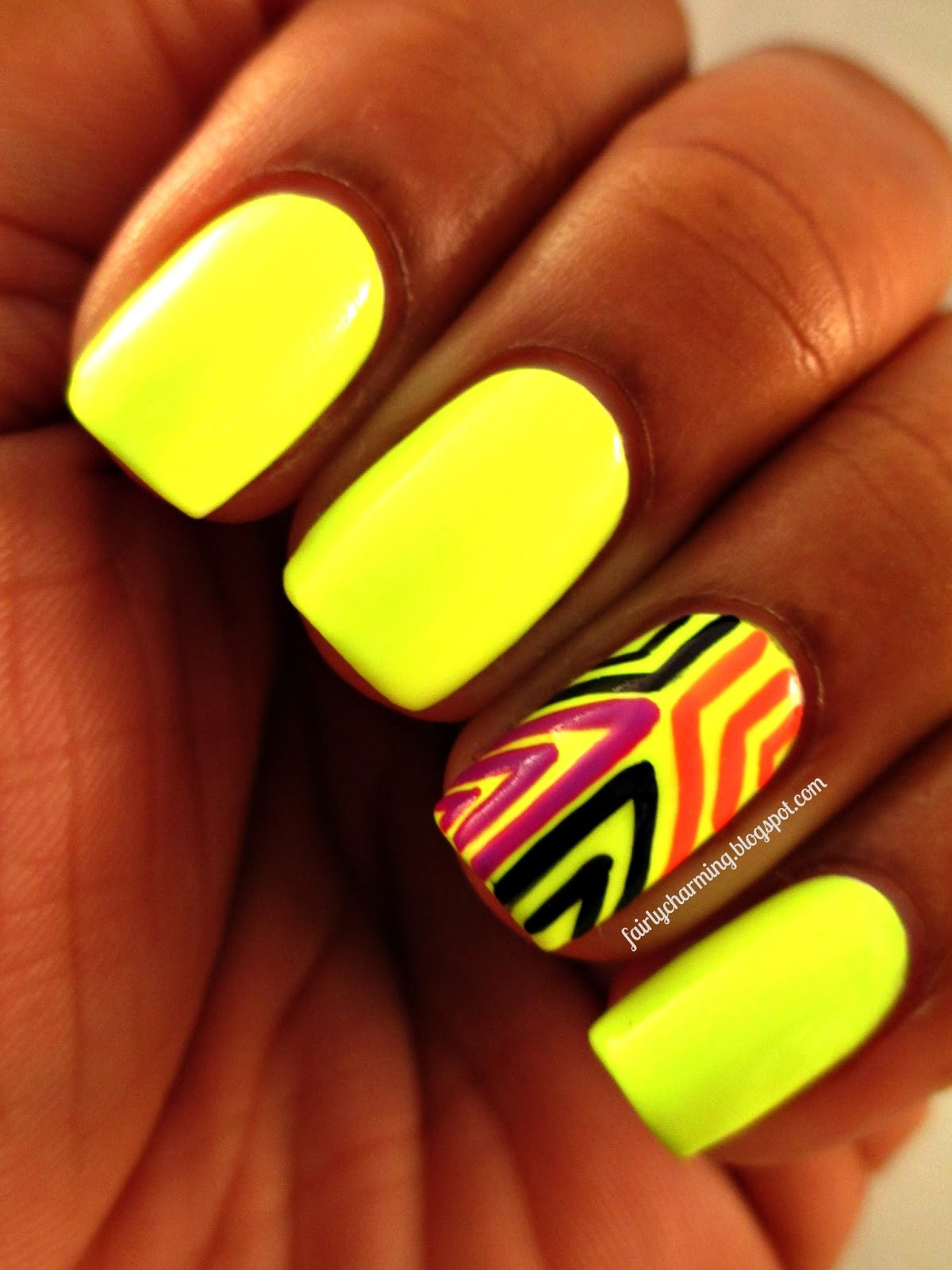 Neon Color Nail Designs
 Intoducing the Omega Nails Summer Collection