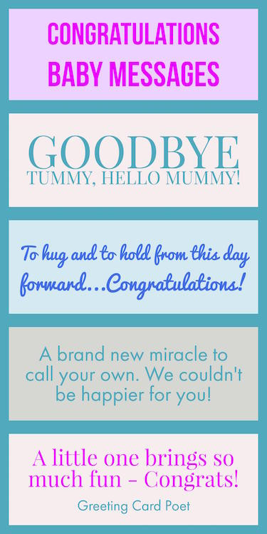 New Baby Congratulations Quotes
 Congratulations baby messages quotes wishes and sayings