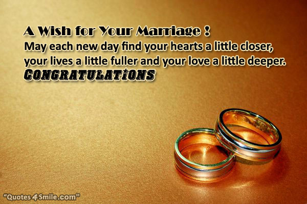 New Marriage Quote
 Marriage Wishes Quotes New QuotesGram