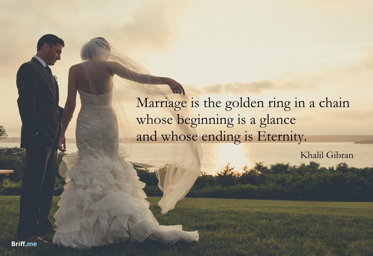 New Marriage Quote
 Wedding Quotes about Love Marriage and a Ring