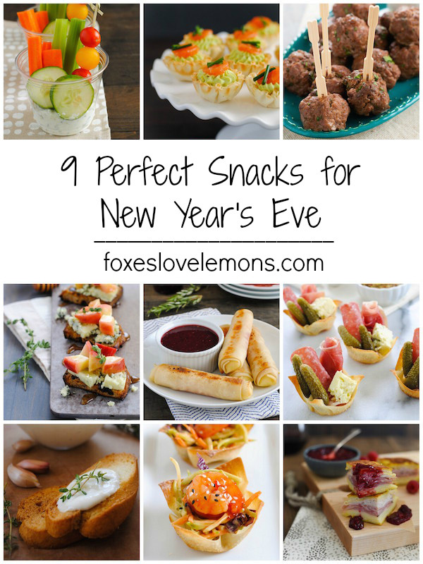 New Years Eve Snacks Recipe
 9 Perfect Snacks for New Year s Eve Foxes Love Lemons