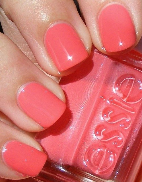 Nice Nail Colors For Summer
 Essie nail polish Good Hawaii color Nails