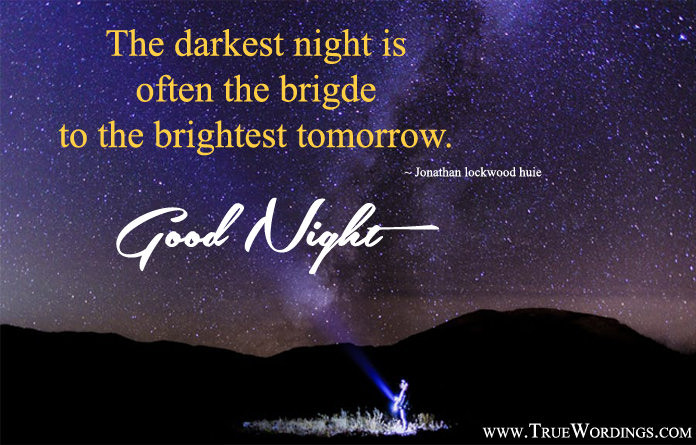 Night Inspirational Quotes
 Inspirational Good Night with Quotes Sleep better