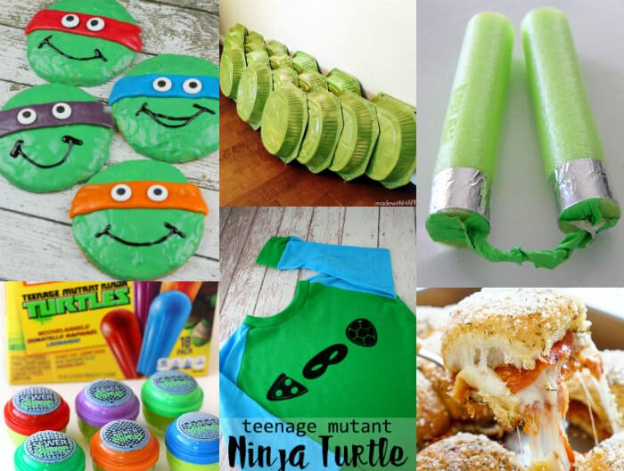 Ninja Turtle Pool Party Ideas
 Teenage Mutant Ninja Turtle Party Ideas Made with HAPPY