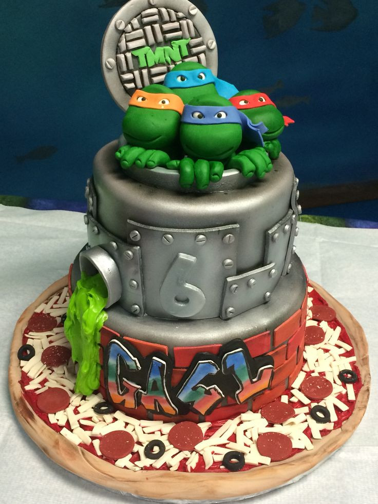 Ninja Turtles Birthday Cakes
 239 best TM Ninja Turtle Cakes images on Pinterest