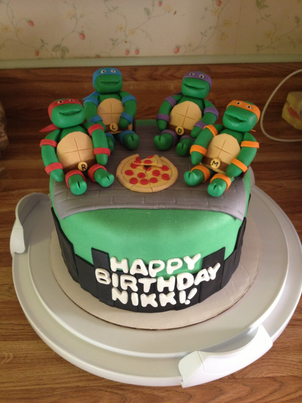 Ninja Turtles Birthday Cakes
 Bay Cakes Ninja Turtle Birthday Cake