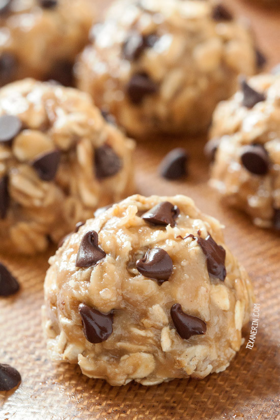 No Bake Cookies With Chocolate Chips
 Peanut Butter No bake Cookies vegan gluten free whole