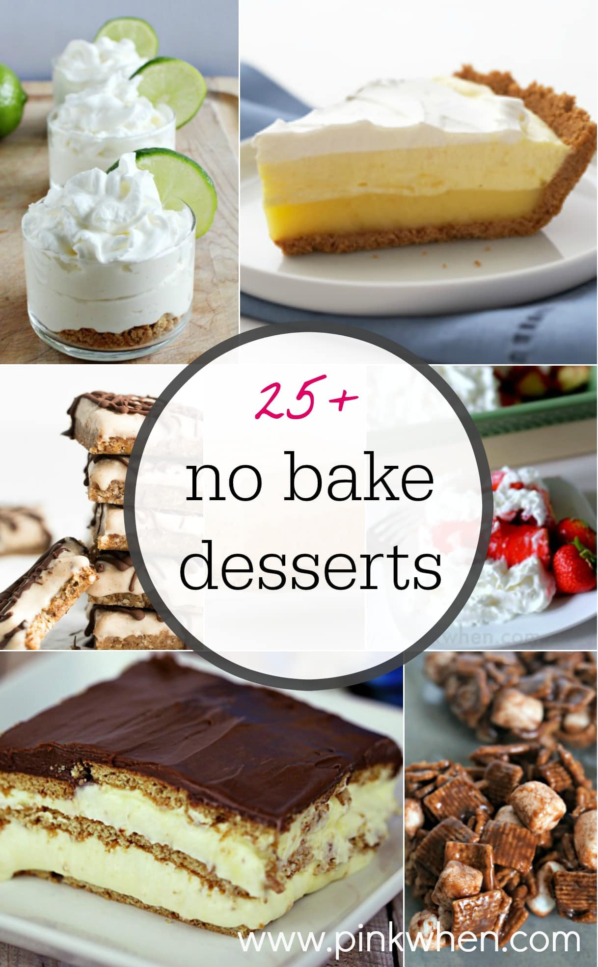 No Bake Summer Desserts
 25 No Bake Dessert Ideas PinkWhen