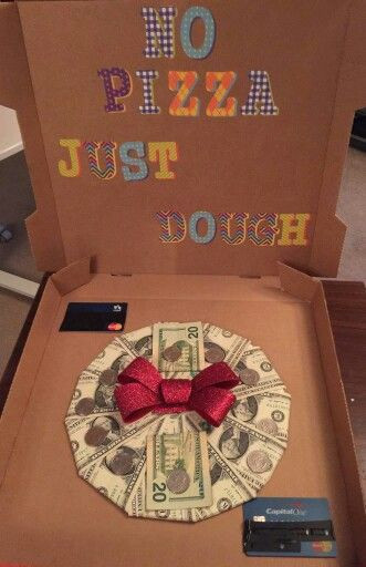 No Money Gift Ideas For Boyfriend
 No pizza just dough Gift Ideas Pinterest