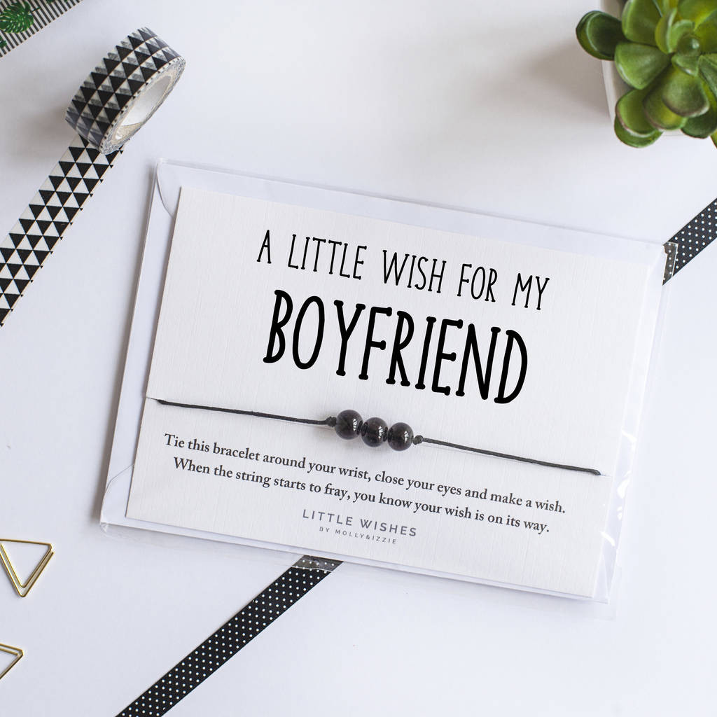 No Money Gift Ideas For Boyfriend
 a handmade little wish bracelet t for boyfriend by by