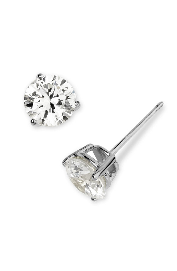 Nordstrom Diamond Earrings
 The Perfect Faux Diamond Stud Earrings From Nordstrom