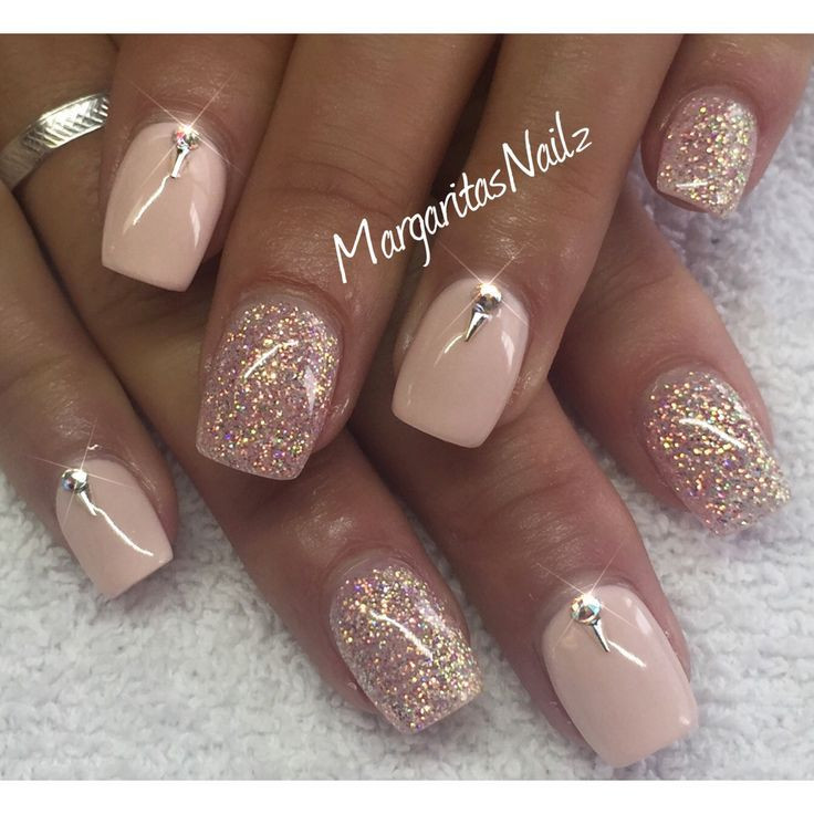 Nude Wedding Nails
 Found on Google from uk pinterest