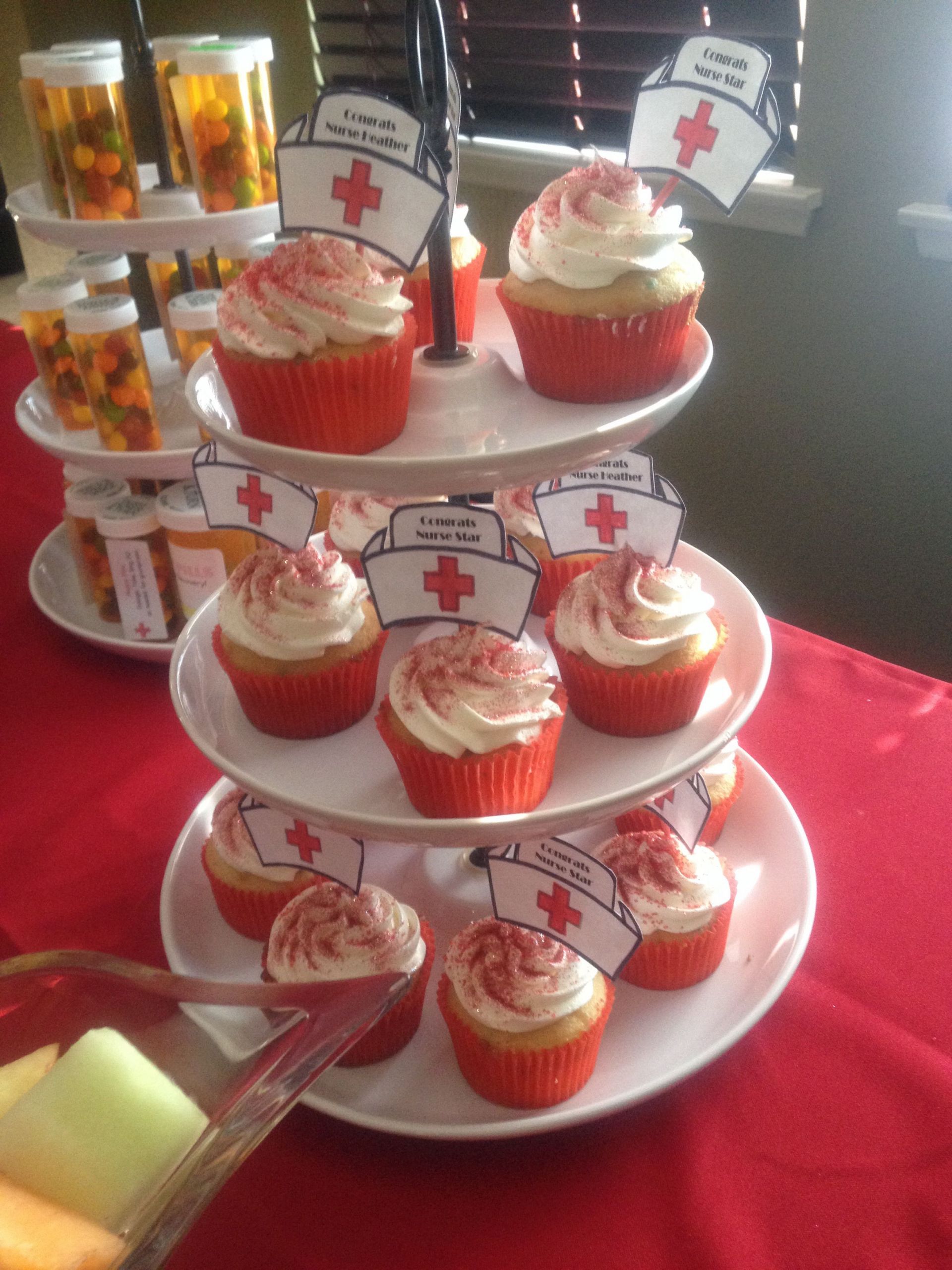 Nurse Graduation Party Food Ideas
 Nursing graduation party Nursing cupcakes