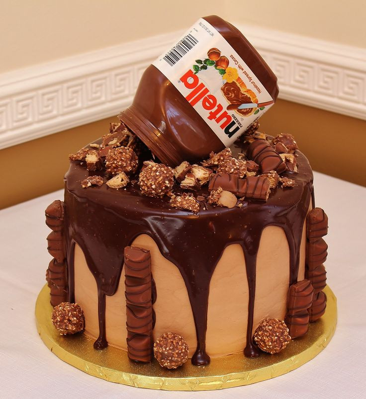 Nutella Birthday Cake
 194 best CHILDREN S BIRTHDAY CAKES images on Pinterest