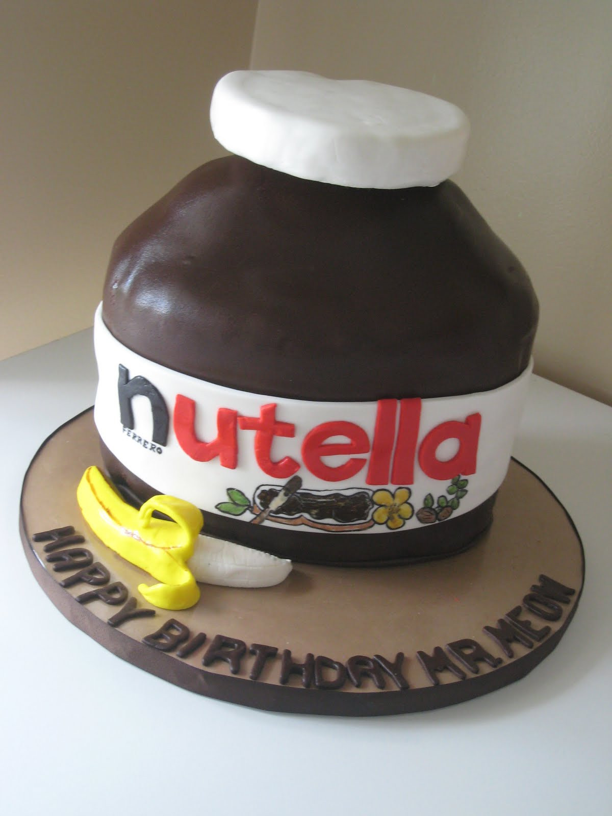 Nutella Birthday Cake
 Heavenly Bites Cakes Who doesn t love Nutella
