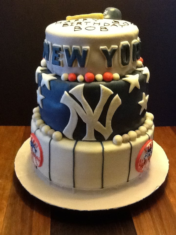Ny Giants Birthday Cake
 NY Yankee cake for surprise birthday party I need the