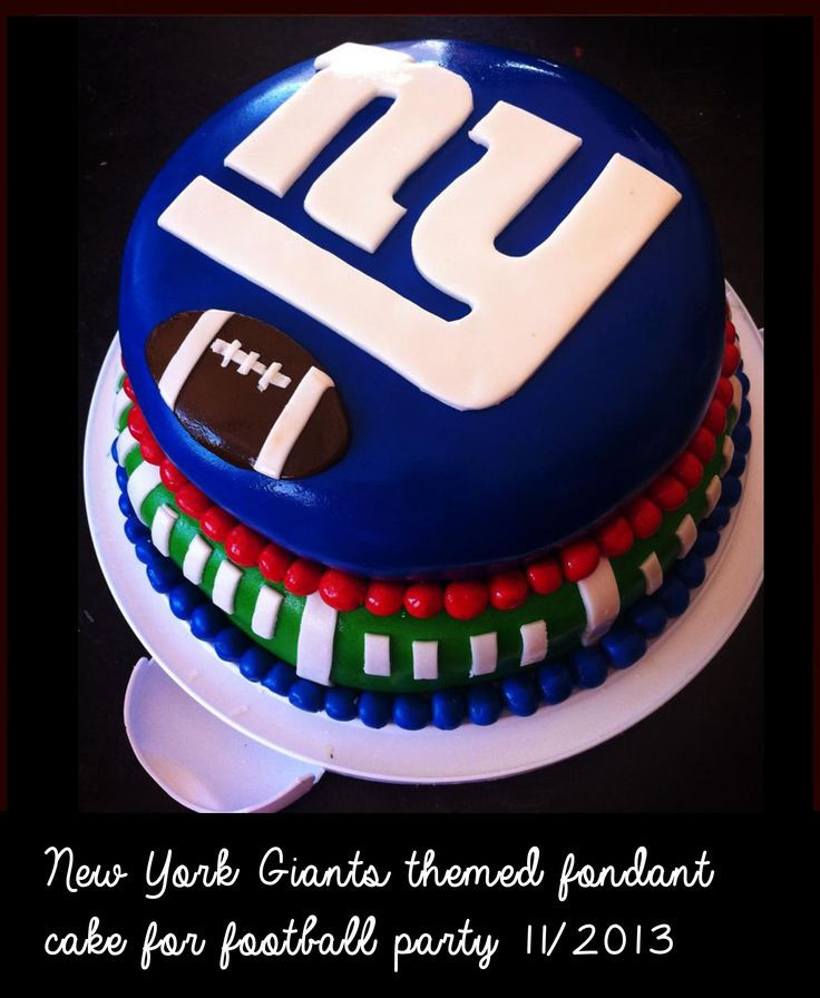 Ny Giants Birthday Cake
 29 best New York Giants Cakes images on Pinterest