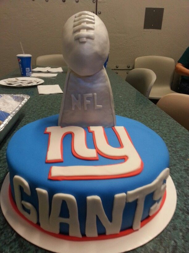 Ny Giants Birthday Cake
 17 Best images about New York Giants on Pinterest