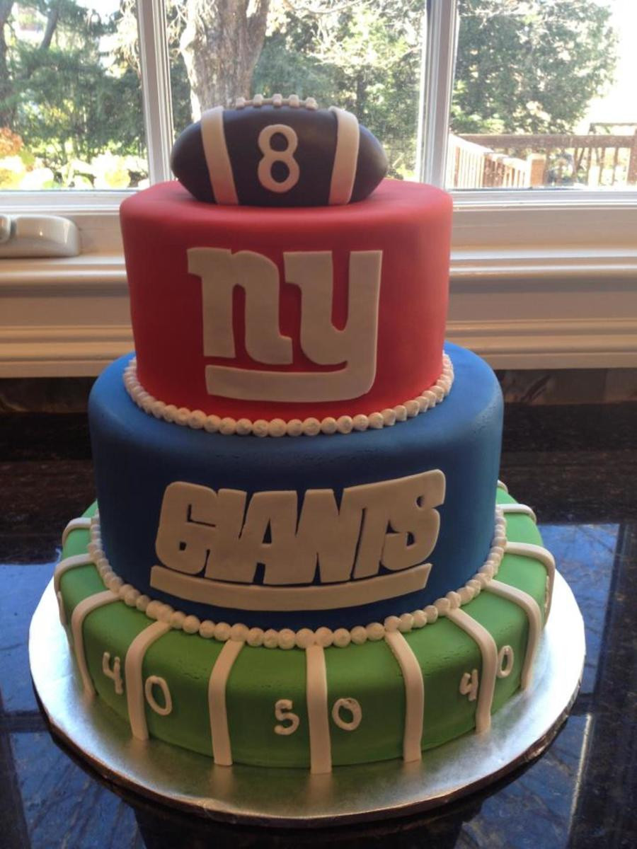 Ny Giants Birthday Cake
 Ny Giants Cake For An 8 Year Old Boys Birthday