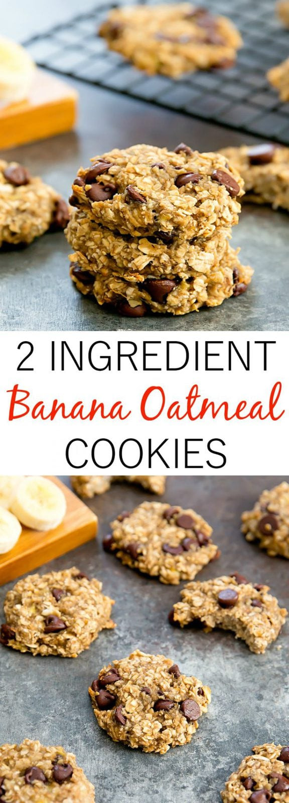 Oatmeal Cookies For Two
 2 Ingre nt Banana Oatmeal Cookies Kirbie s Cravings