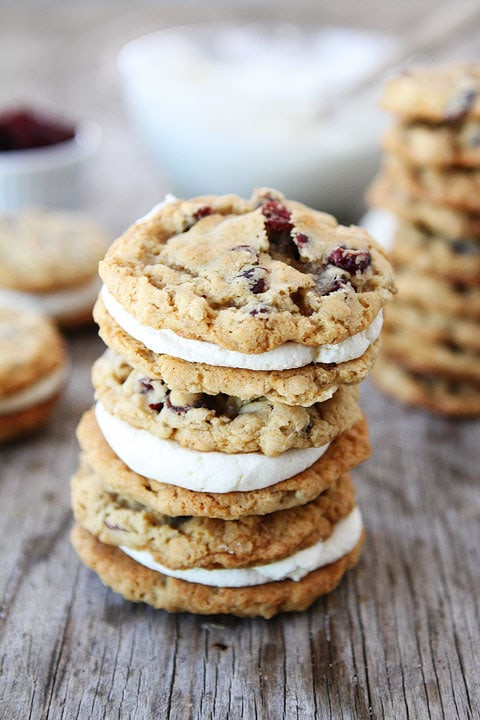 Oatmeal Cookies For Two
 Oatmeal Cranberry Sandwich Cookies