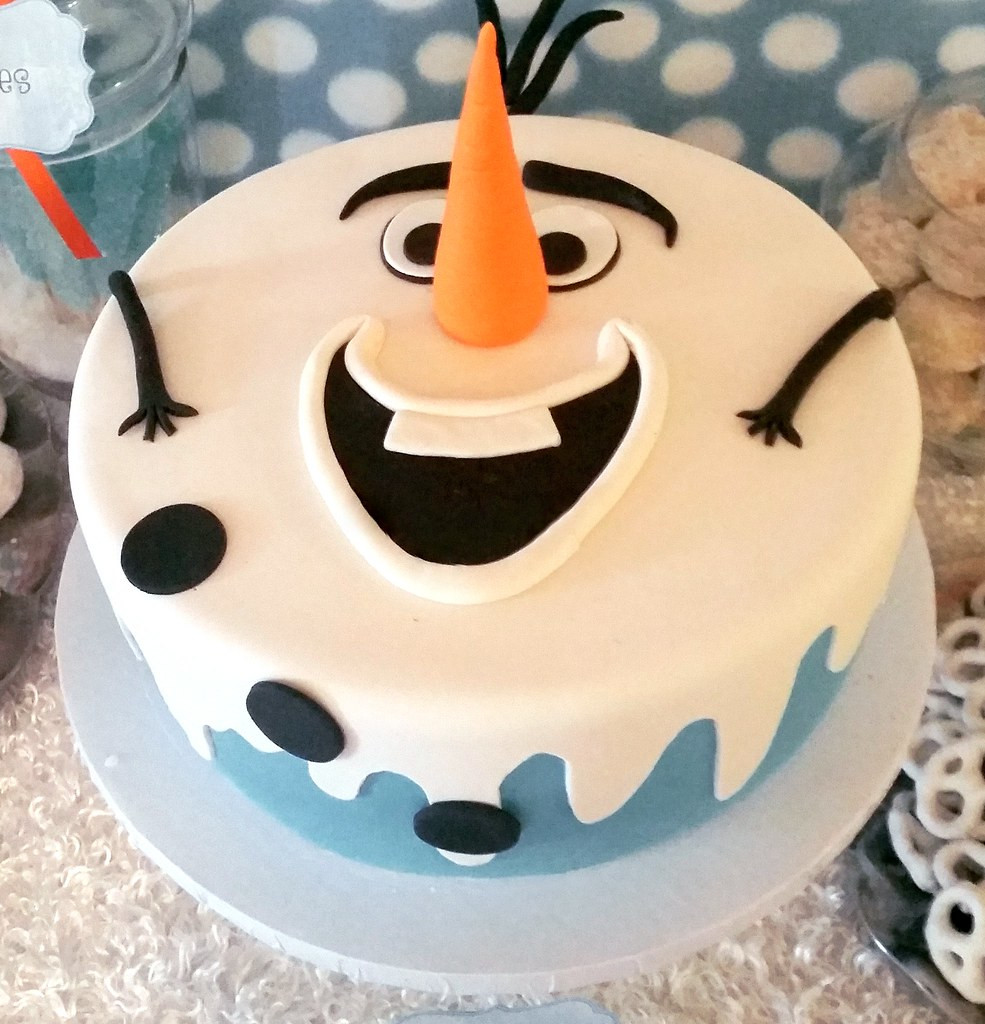 Olaf Birthday Cake
 Frozen s Olaf Birthday Cake pastryqueen62